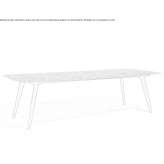 Rectangular ceramic garden table Londrina