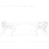 Porcelain stoneware garden table Gnoien