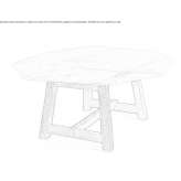 Octagonal marble table Doonside