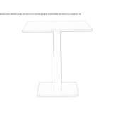 Painted metal garden table Kurepalu