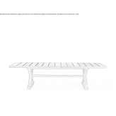 Rectangular teak garden table Mettmann