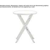 Folding garden table Kurepalu