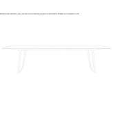 Rectangular stone garden table Tecumseh