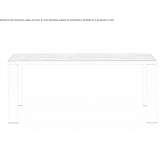 Rectangular teak garden table Petrila