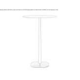 Ceramic high table Modesto