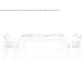 Rectangular garden table Callalli