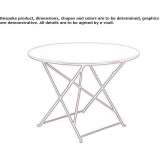 Folding, painted, metal garden table Kurepalu