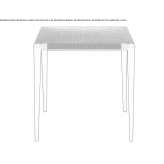 Steel garden table Inegol