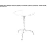 Werzalit® round table Rawson