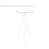 High table, stackable Filotion