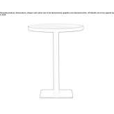 Round teak garden table Modlnica