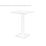 Metal high table Kurepalu