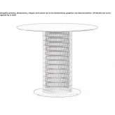 Aluminum garden table Rydal