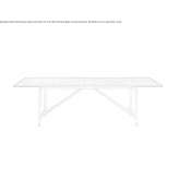 Rectangular stone garden table Siran