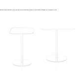 Square table made of HPL Oppurg