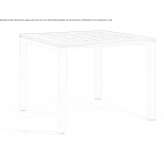 Square garden table Geilo