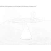 Calacatta Oro round marble table Krakow