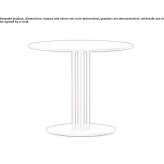 Round aluminum table Esteli