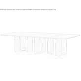 Rectangular teak table Rigby