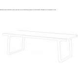 Extendable marble dining table Okunevka