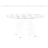 Round dining table Bronzolo