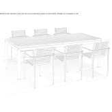 Wooden garden table Pauillac