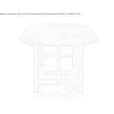 Oval garden table in solid wood and serpentine stone Guadamur