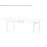 Rectangular garden table Hombeek