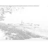 Round cement garden table Fontoy