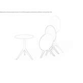 Folding round table Acushnet