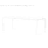 Rectangular marble garden table Boticas