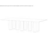 Minera rectangular stone table Rigby