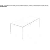 Rectangular table Ennetach
