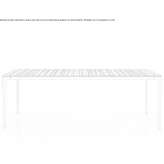 Rectangular iroko garden table Poptun