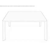 Square laminate table Ojitos