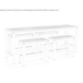 Wooden high table Pauillac