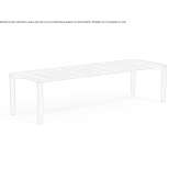 Rectangular teak garden table Malsch
