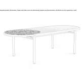 Aluminum garden table Erstfeld