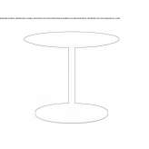 Round garden table made of powder-coated aluminum Aarburg