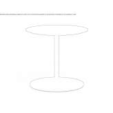 Round aluminum garden table Aarburg