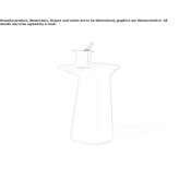 High table made of polyethylene Texcapa