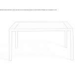 Stainless steel garden table Mengibar