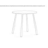 Round aluminum garden table Uthlede