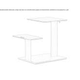 Garden table with integrated seat made of aluminum and HPL Turda