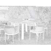 Round teak garden table Lubon