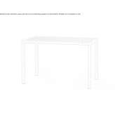Stackable, rectangular DurelTOP table Conneaut