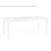 Rectangular extendable table with height adjustment Drap