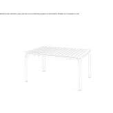 DurelTOP extendable rectangular garden table Pervari