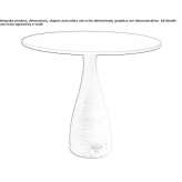 Round table with plates Gooik