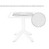 DurelTOP square table Uetersen